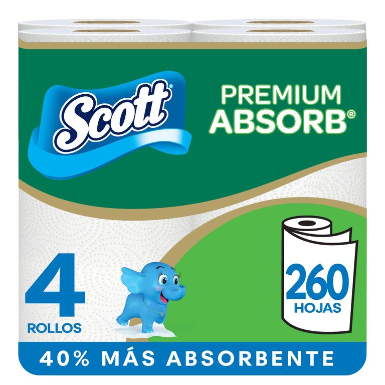 Papel Toalla Scott Premium Empaque 4 Und