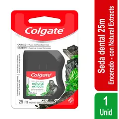 COLGATE - Hilo Dental Natural Extracts Carbón x25mts