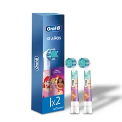 ORAL B - Repuestos Cabezales Oral B Cepillo Eléctrico Disney Princess Pack 2 Und