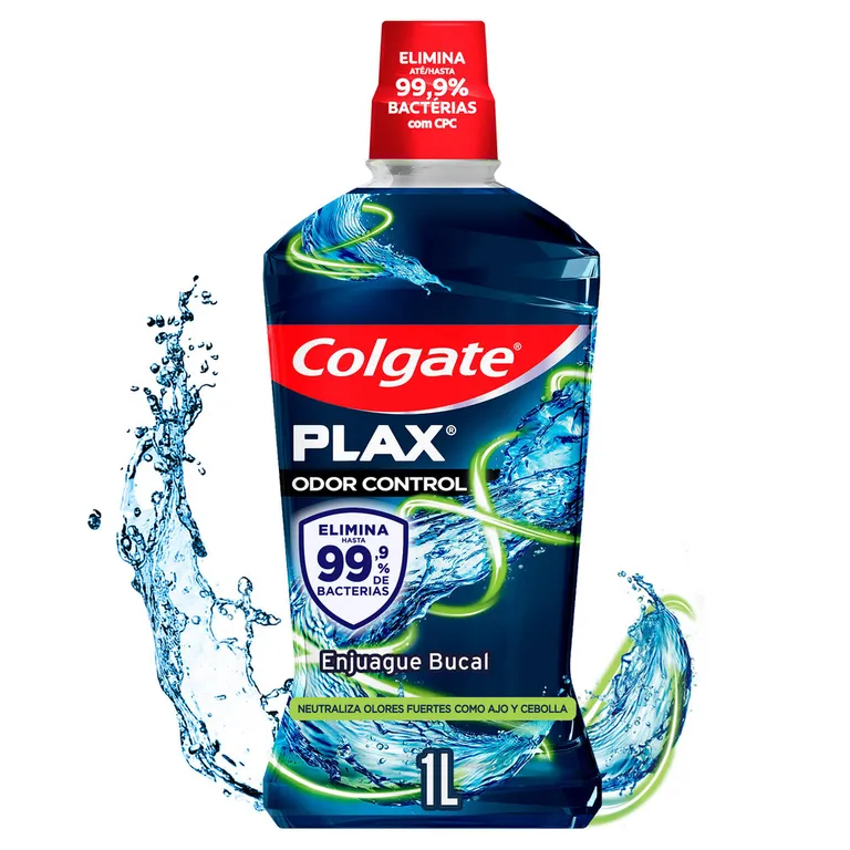 Enjuague Bucal Colgate Plax Odor Control Envase 1 L