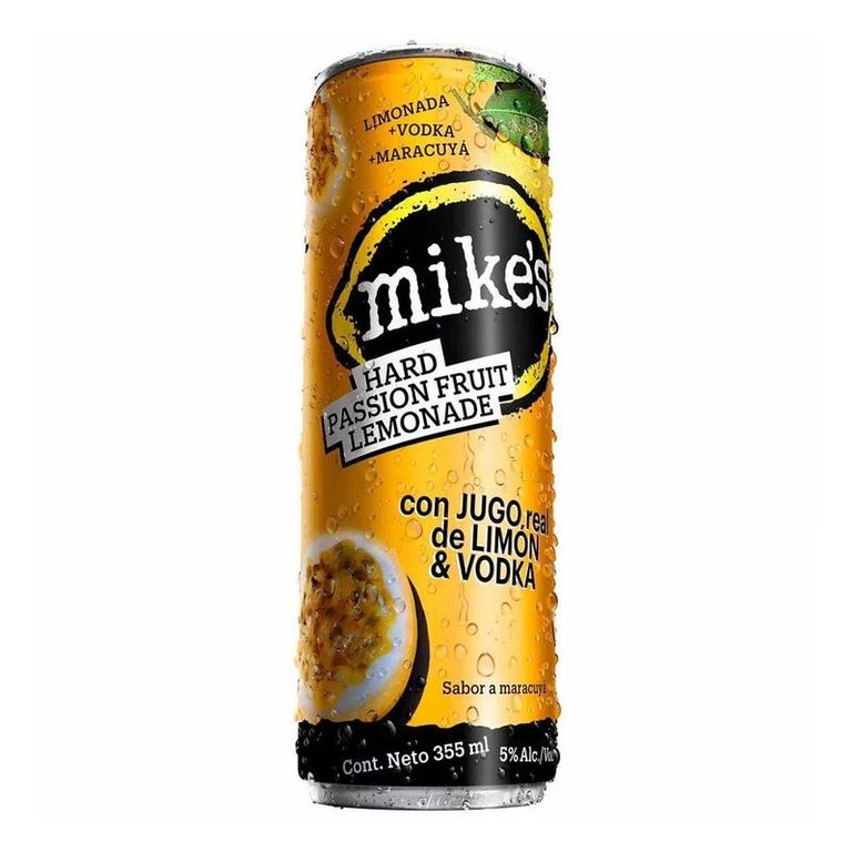 Bebida RTD Mikes Hard Maracuyá Limonada Lata 355 mL