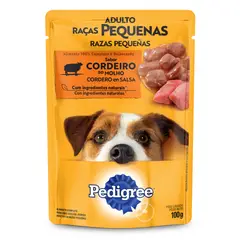 PEDIGREE - Pouch Razas Peq Cordero 100 gr
