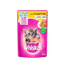 WHISKAS - Alimento Húmedo Gatitos Whiskas Pollo Doypack 85 g