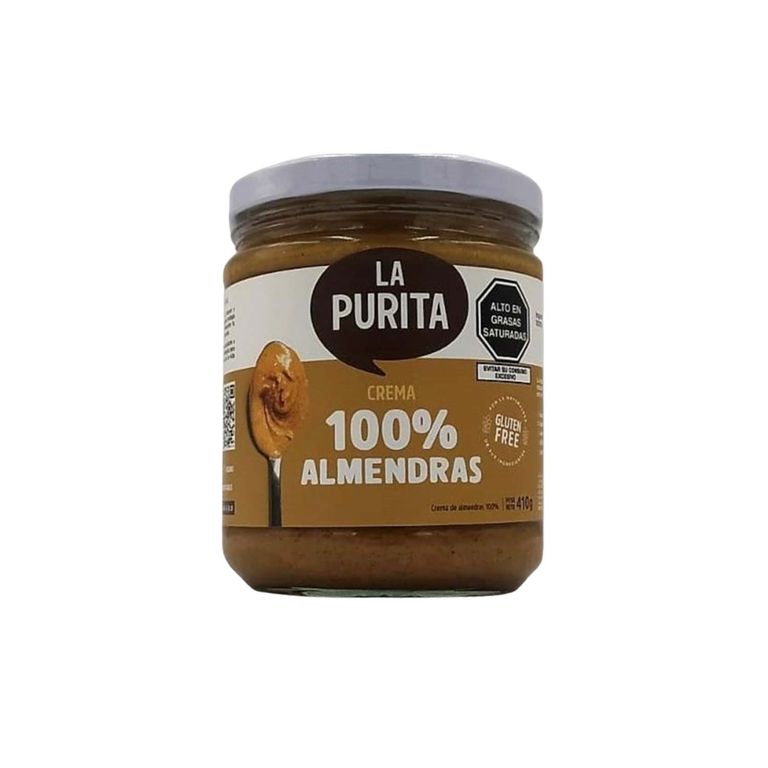 Crema de Almendras La Purita Empaque 410 g