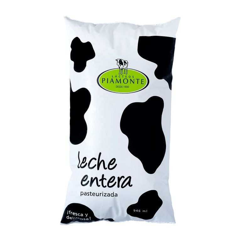 Leche Entera Pasteurizada Piamonte Bolsa 946 mL