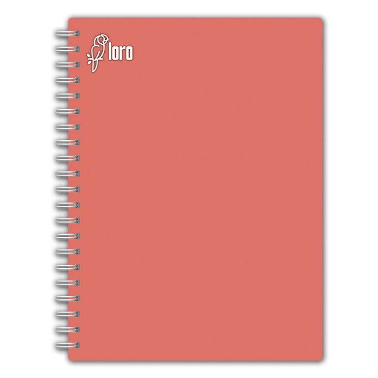 Cuaderno Anillado Cuadriculado Loro Univ. 160 Hojas 6 Div.