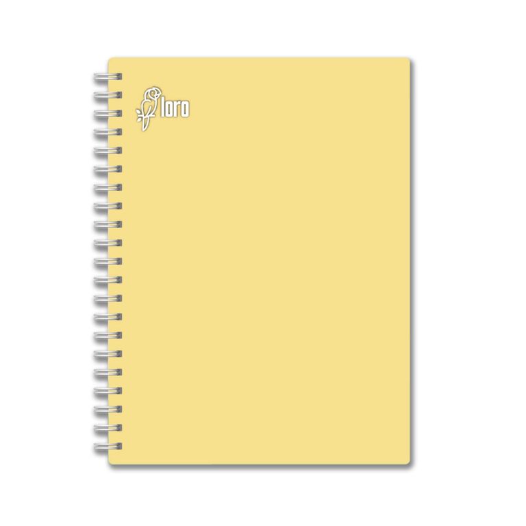 Cuaderno Anillado Cuadriculado Tapa Dura Loro Ejec. 160 Hojas 6 Div.