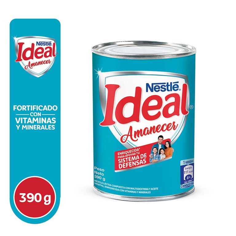 Mezcla Láctea Ideal Amanecer Lata 390 g