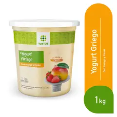 TOTTUS - Yogurt Griego con Mango y Fresa Tottus 1 kg