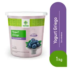 TOTTUS - Yogurt Griego Tottus con Arándanos Envase 1 Kg