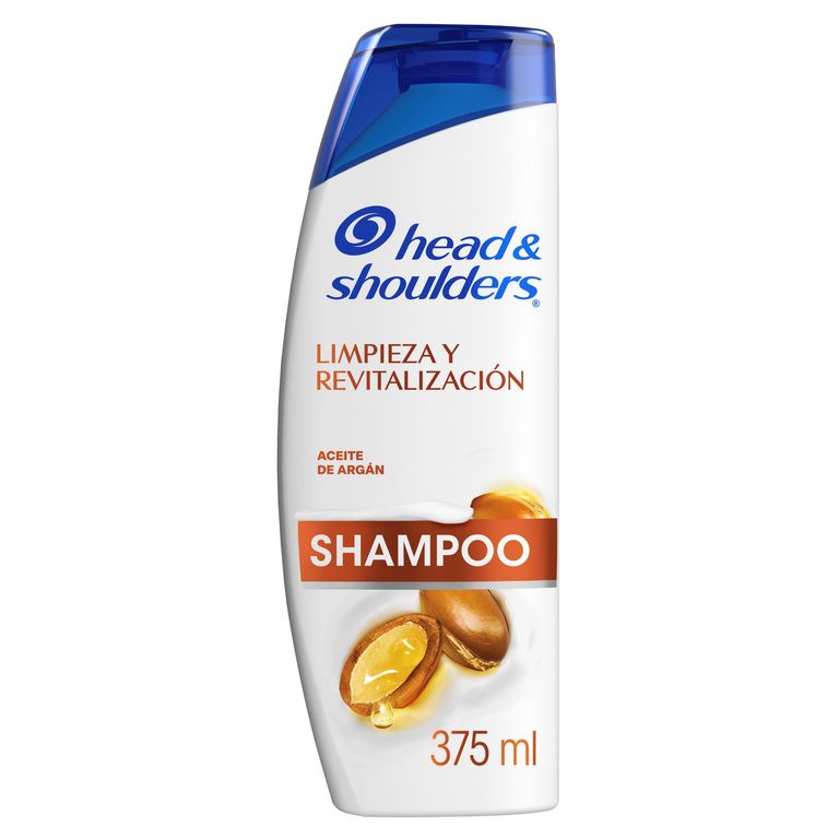 Shampoo Head & Shoulders Limpieza Renovadora Argán Botella 375 mL