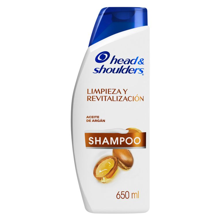 Shampoo Head & Shoulders Limpieza Renovadora Argán Botella 650 mL