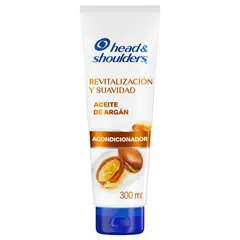HEAD SHOULDERS - Acondicionador Aceite Argán Revitalización Suavidad Envase 300 mL