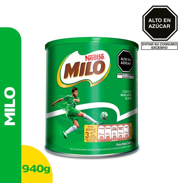 Alimento Granulado Milo Activ Go Lata 940 g