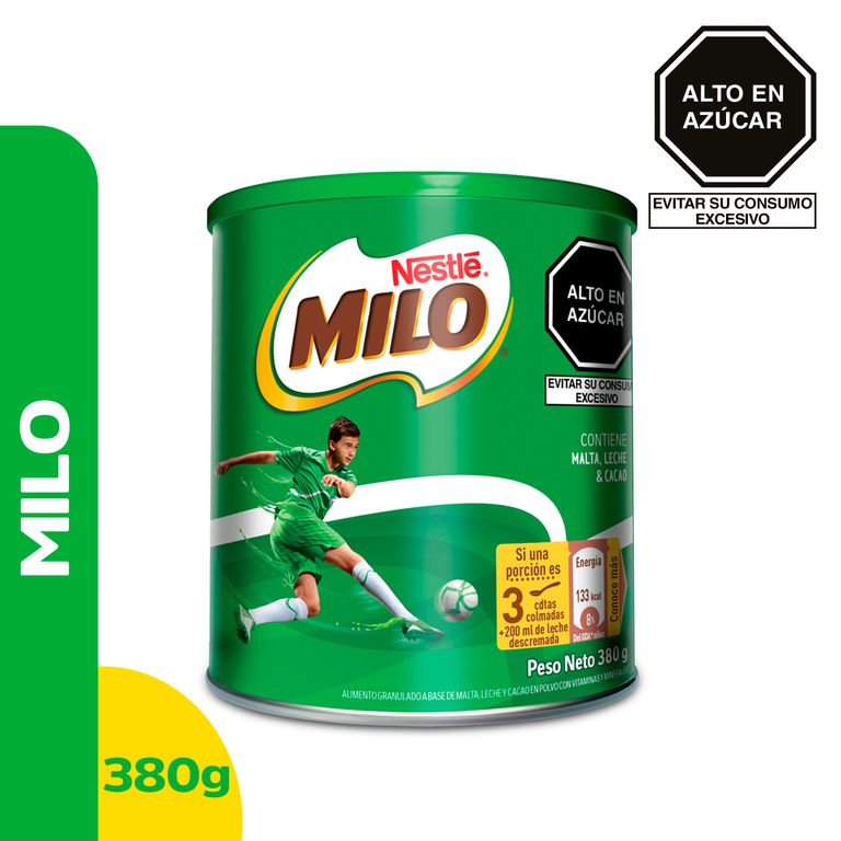 Alimento Granulado Milo Activ Go Lata 380 g