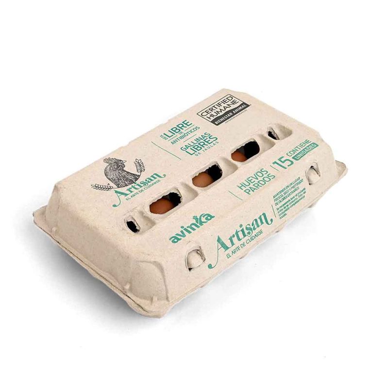 Huevos Pardos Artisan Caja 15 Und