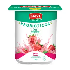 LAIVE - Yogurt Probiotico Fresa 120 g
