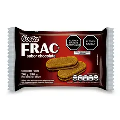COSTA - Galleta Frac Costa Sabor Chocolate Sixpack 246 g