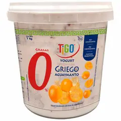 TIGO - Yogurt Griego Descremado Aguaymanto 1 kg
