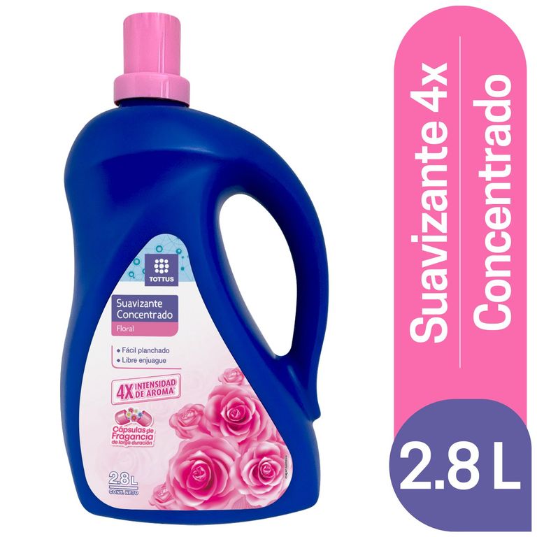 Suavizante Concentrado Tottus Floral Botella 2.8 L