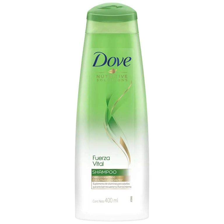 Shampoo Dove Fuerza Vital Cabello Debilitado Botella 400 mL
