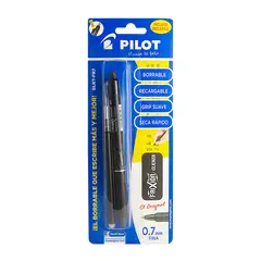 PILOT - Lapicero Pilot BLRT FR 7 Frixion Clicker Negro + Repuesto