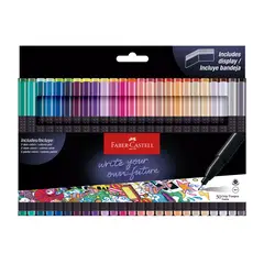 FABER CASTELL - Marcadores Grip Finepen Set Cartón 5 Und + Display