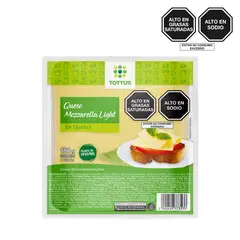 TOTTUS - QUESO MOZZARELLA LIGHT 180G