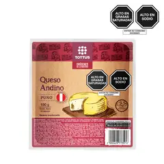 TOTTUS ORIGENES - QUESO ANDINO LAMINADO 150G