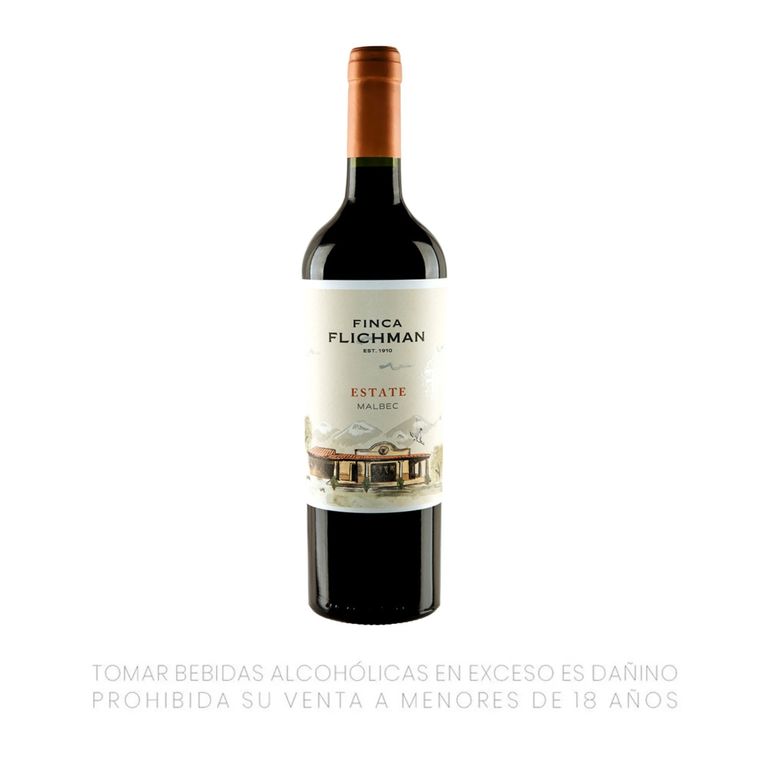 Vino Finca Flichman Estate Malbec Botella 750 mL