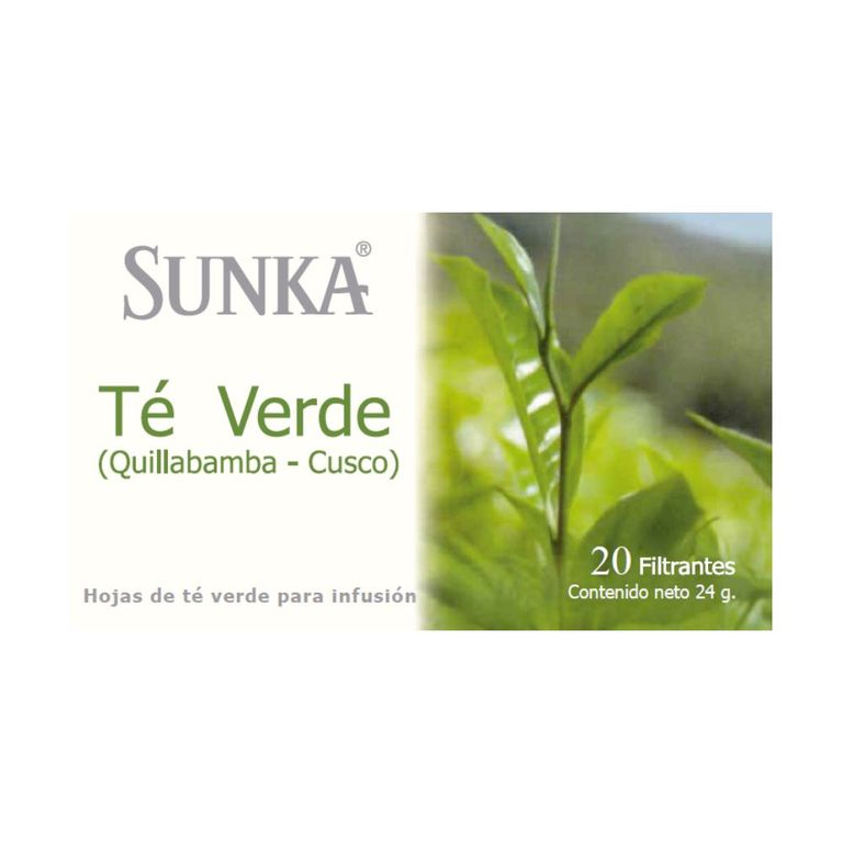 Té Sunka Verde Caja 20 Sobres