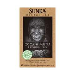 SUNKA - Infusión Coca y Muña Caja 20 sobres