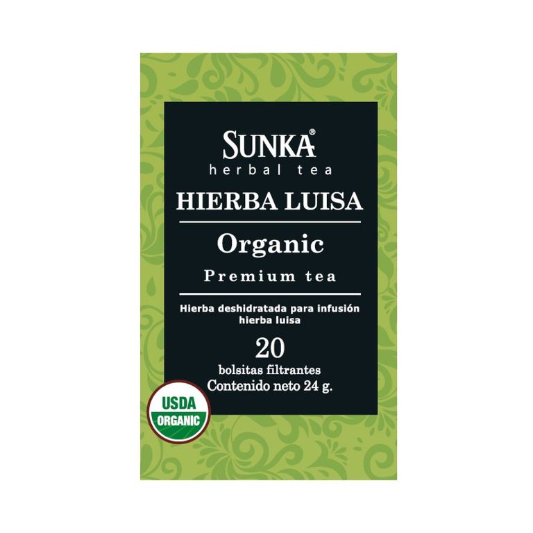 Infusión Orgánica Sunka Hierbaluisa Caja 20 Sobres
