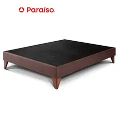 PARAISO - Box Tarima Europea 2 Plazas Chocola