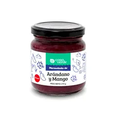 CASA VERDE - Mermelada De Arándano Y Mango x 210 g