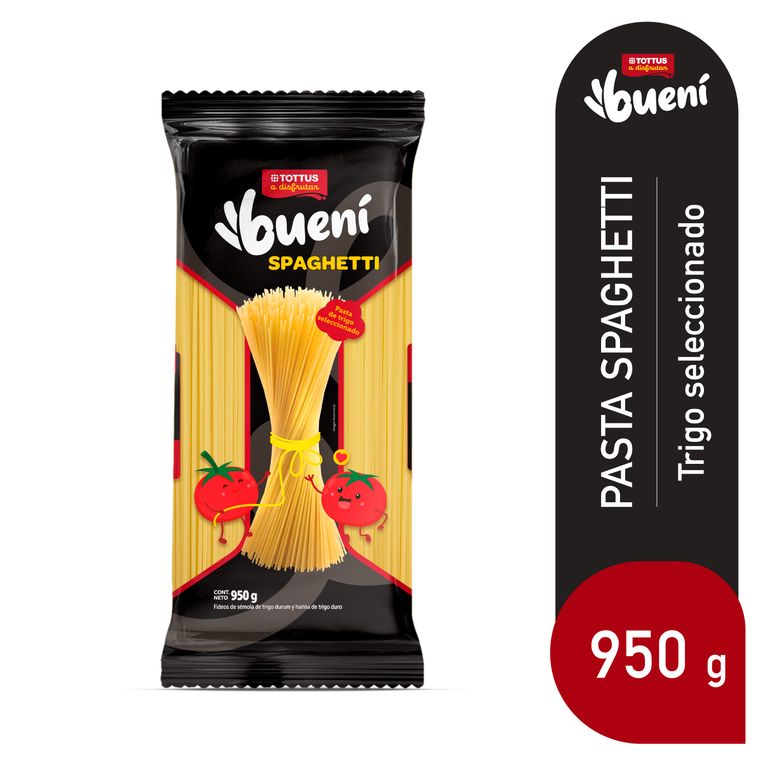 Pasta Tottus Spaguetti Bolsa 950 g