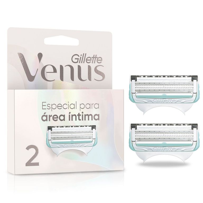 Cartucho de Afeitar Gillette Venus Área Íntima Caja 2 Und