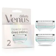 GILLETTE - Cartucho de Afeitar Gillette Venus Área Íntima Caja 2 Und