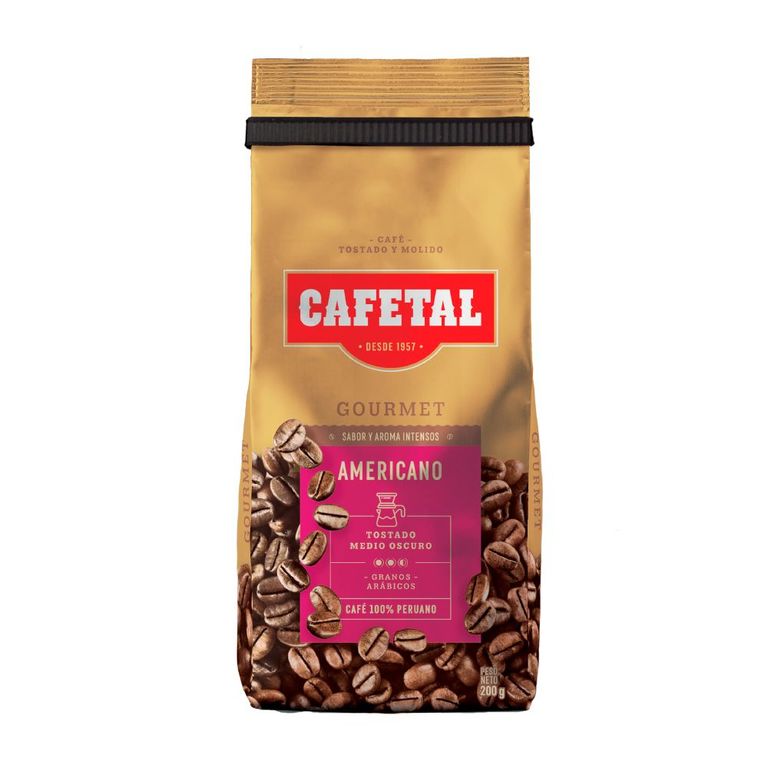 Café Cafetal Molido Gourmet Americano Empaque 200 g