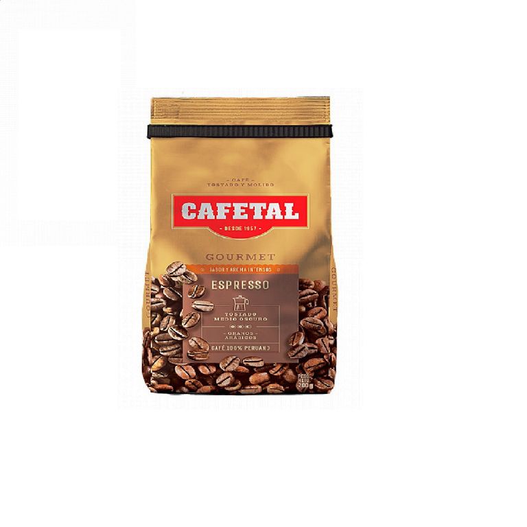 Café Cafetal Molido Gourmet Espresso Empaque 200 g