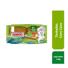 BIMBO - Tostadas Cero Cero Bolsa 140 g