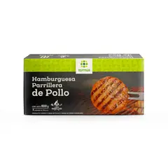 TOTTUS - Hamburguesa Parrillera de Pollo Tottus Caja 4 Und