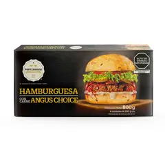 PORTERHOUSE - HAMBURGUESA DE RES 4 X 200G
