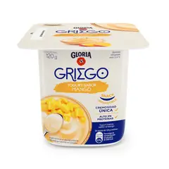 GLORIA - Yogurt Griego Mango Descremado 120 g