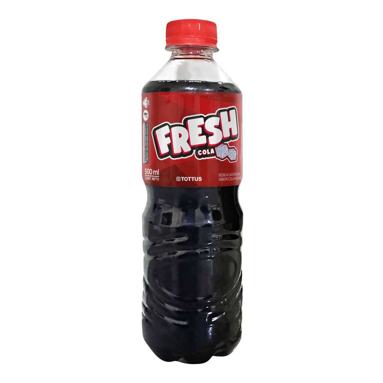 Gaseosa Fresh Cola Negra Botella 500 mL