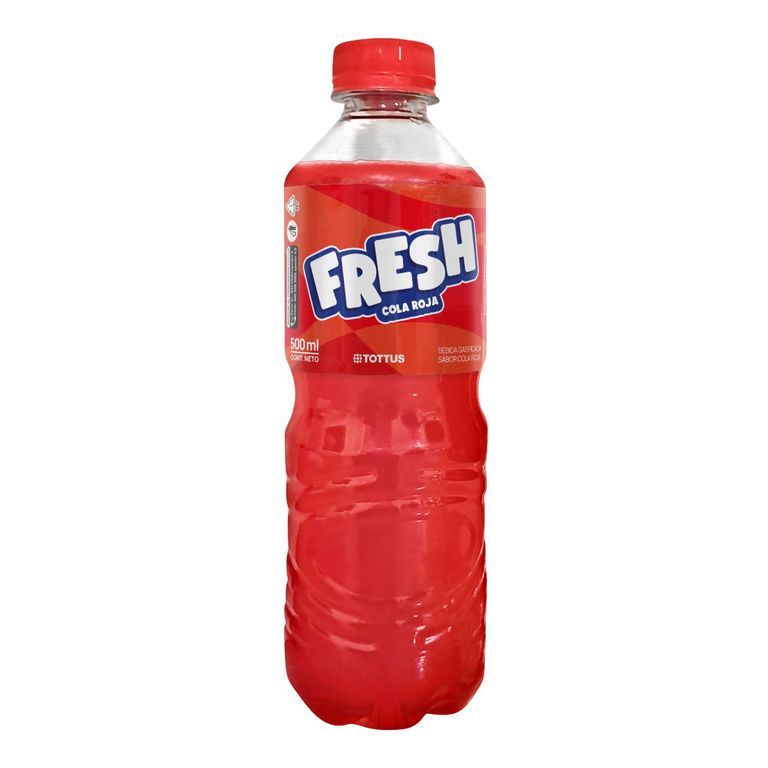 Gaseosa Fresh Cola Roja Botella 500 mL