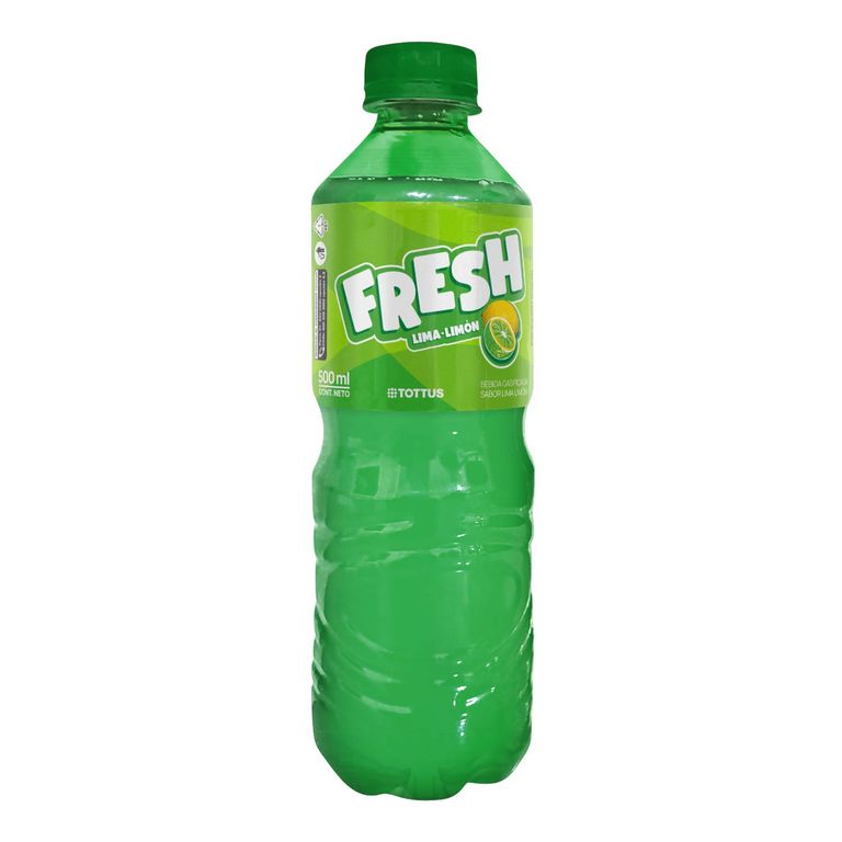 Gaseosa Fesh Cola Lima Limón Botella 500 mL