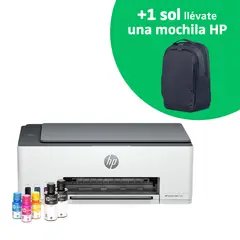 HP - Impresora Multifuncional HP Smart Tank 580 Tinta Continua Color Wi-Fi Smart App Escáner (1F3Y2A)