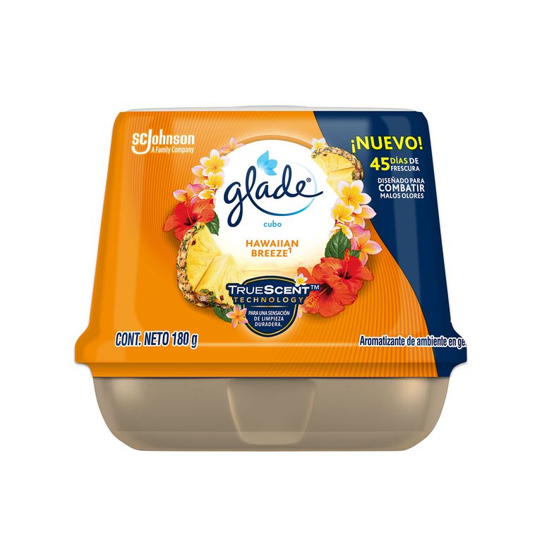 Aromatizante en Cubo Glade Hawaiian Breeze Envase 180 g