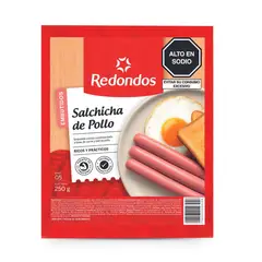 REDONDOS - Salchicha de pollo redondas 250 g